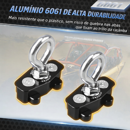 Kit 2 Ancoragens de Amarração em Alumínio para Can-Am Maverick X3 2017-2021