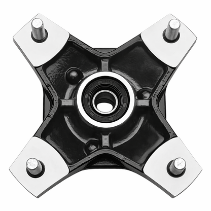 Cubo de Roda Dianteira com Rolamento, Retentor e Prisioneiros para Suzuki LTZ250 / LTZ400