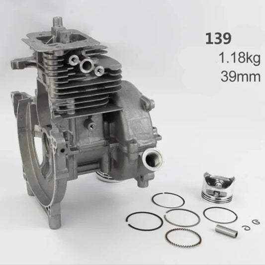 Kit Cilindro, Pistão e Carcaça 39mm para Roçadeiras Honda GX31, HHT35S, UMK435, 139F, 140F