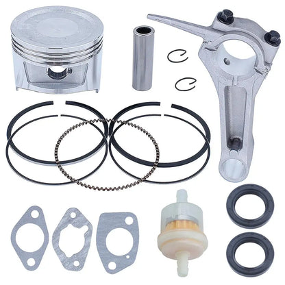 Kit Pistão Completo 88mm com Biela para Motor Honda GX390 188F 13HP