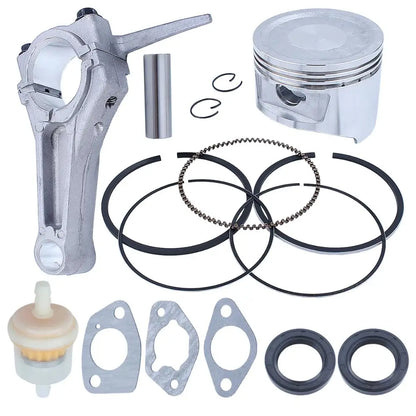 Kit Pistão Completo 88mm com Biela para Motor Honda GX390 188F 13HP