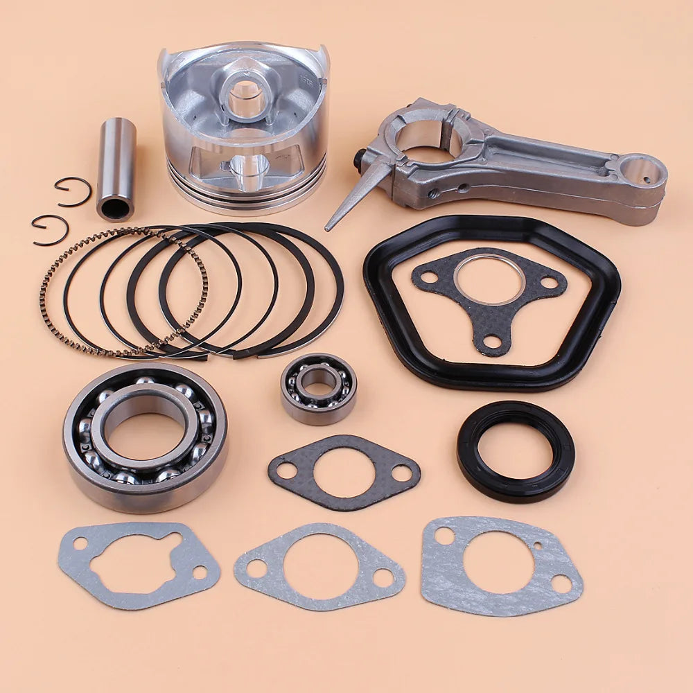 Kit Pistão Completo 88mm com Biela e Rolamentos para Motor Honda GX390 188F 13HP