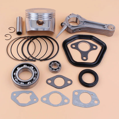Kit Pistão Completo 88mm com Biela e Rolamentos para Motor Honda GX390 188F 13HP