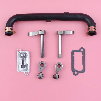 Kit Completo de Válvulas / Balancins e Mangueira de Óleo para Motor Honda GX35 4 Tempos