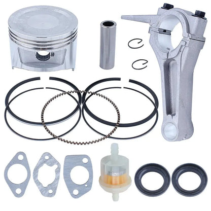 Kit Pistão Completo 88mm com Biela para Motor Honda GX390 188F 13HP