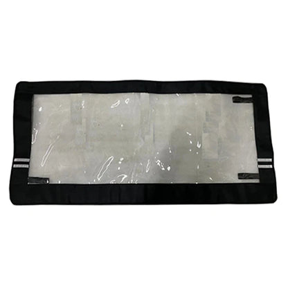 Parabrisa Traseiro para Polaris Ranger XP 1000 / Crew 2017 a 2023 Lona 600D com PVC Transparente