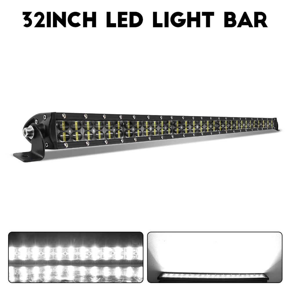 Barra de LED 6D Ultra Strip Off-Road | 8” / 14” / 20” Polegadas