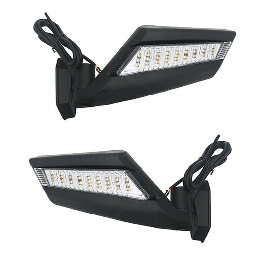 Kit 2pcs Retrovisores Laterais UTV com Luz de Seta em LED