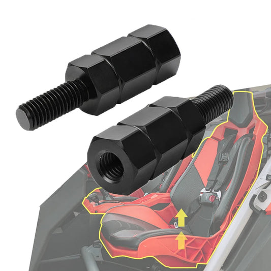 Kit de Elevação do Banco 1.77" (2 Peças) para Can-Am Maverick X3 (2018-2021) – Preto ou Prata