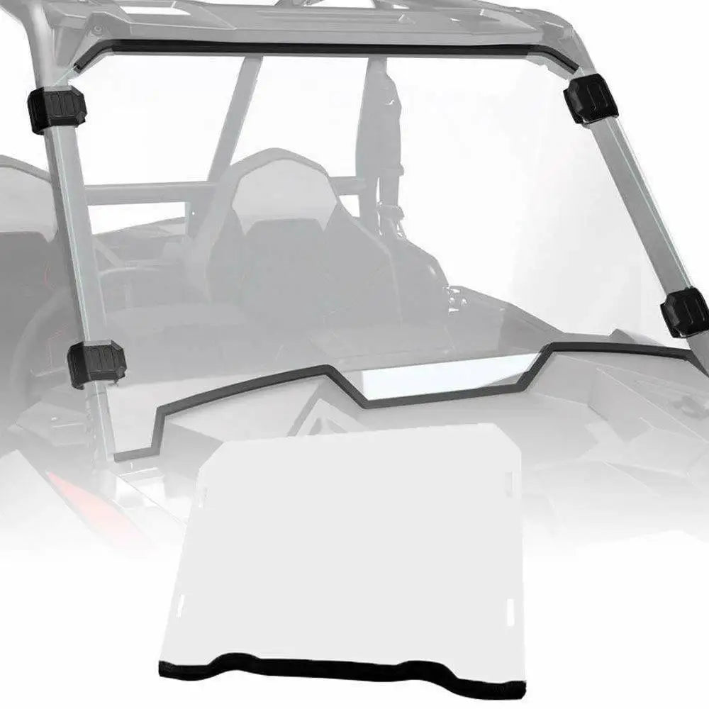 Parabrisa Dianteiro Inteiro Transparente para Polaris RZR XP 1000 / XP 4 1000 2019-2021 com 4 Grampos