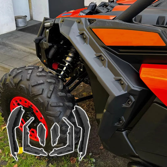 Extensões de Para-lamas Dianteiros e Traseiros (Protetores de Lama) – Can-Am Maverick X3 / Maverick X3 MAX 2 ou 4 Portas