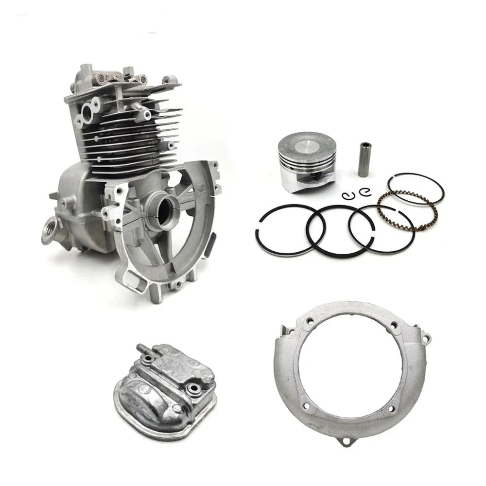Carcaça Cilindro e Pistão 39mm para Motor Honda GX35 HHT35S UMK435 4T 35.8cc