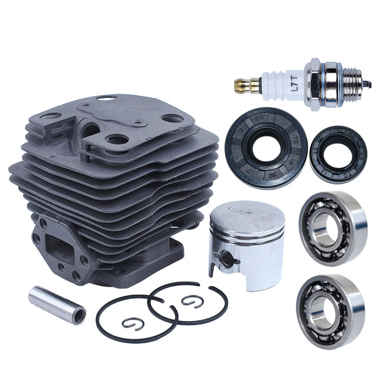 Kit Cilindro Completo e Vedação de Óleo 40mm para Roçadeiras Husqvarna 143R G4K G45L G43L BC4310 4302