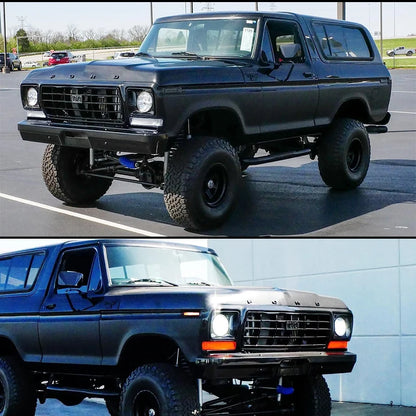 Par de Lanternas Laterais LED para Paralama Ford Bronco, F100, F150, F250 e outros modelos