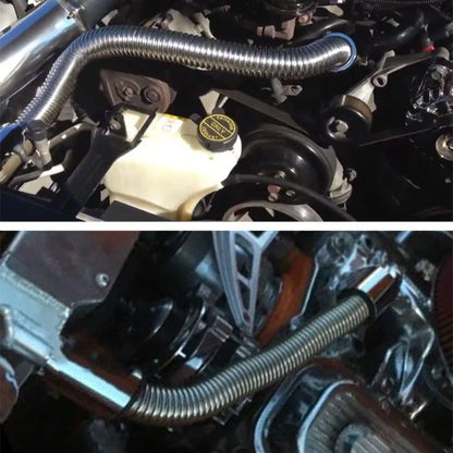 Kit Mangueira Flexível do Radiador Universal em Aço Inoxidável