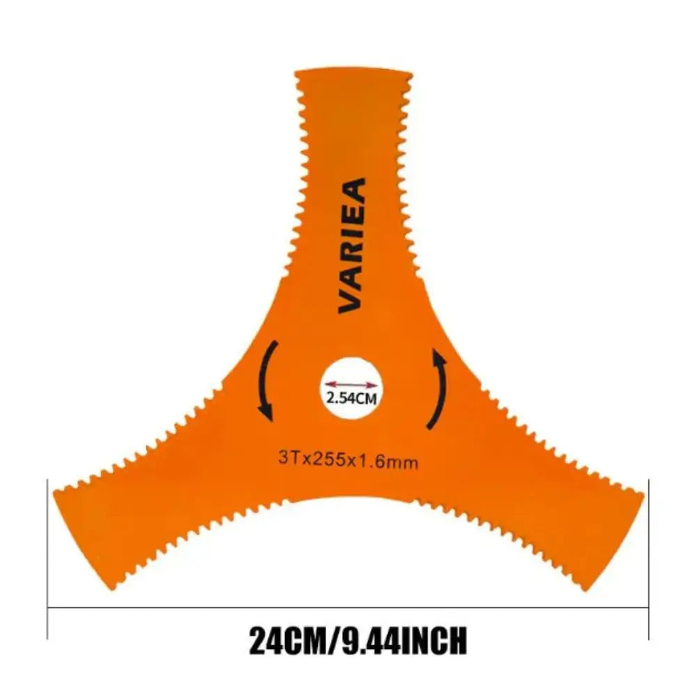 Lâmina de Corte para Roçadeira em Aço Manganês com 3 Pontas