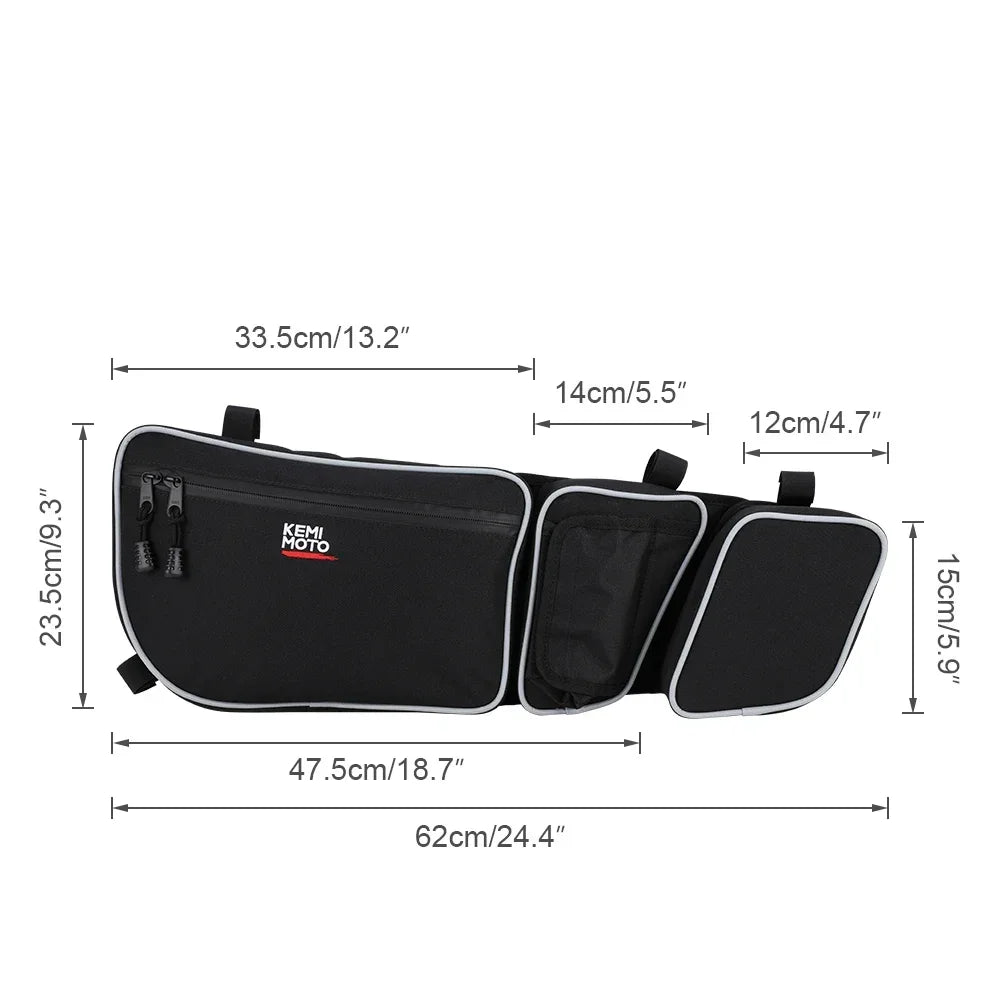 Bolsas Laterais com Apoio de Joelho para Can-Am Maverick X3 e X3 Max Kit com 2 Unidades