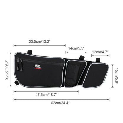 Bolsas Laterais com Apoio de Joelho para Can-Am Maverick X3 e X3 Max Kit com 2 Unidades