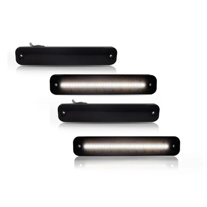 Par de Lanternas Laterais LED para Paralama Ford Bronco, F100, F150, F250 e outros modelos