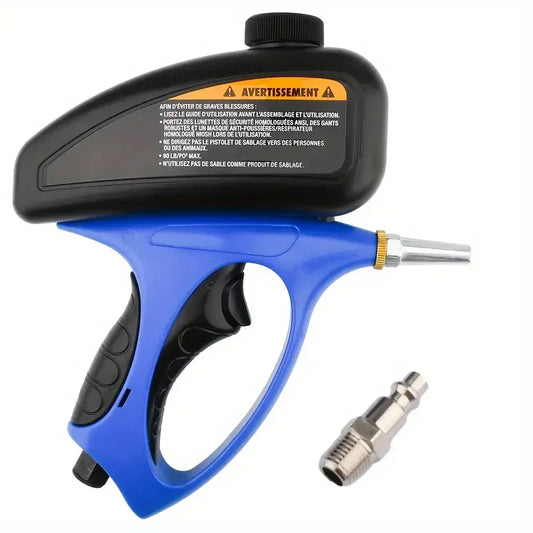Pistola de Jateamento de Areia Portátil 150PSI com Taxa de Fluxo Ajustável