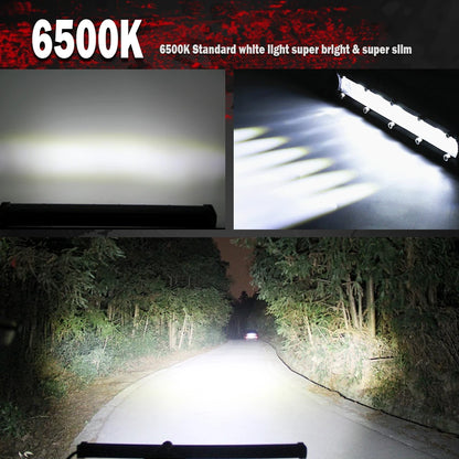 Barra de LED 6D Ultra Strip Off-Road | 8” / 14” / 20” Polegadas