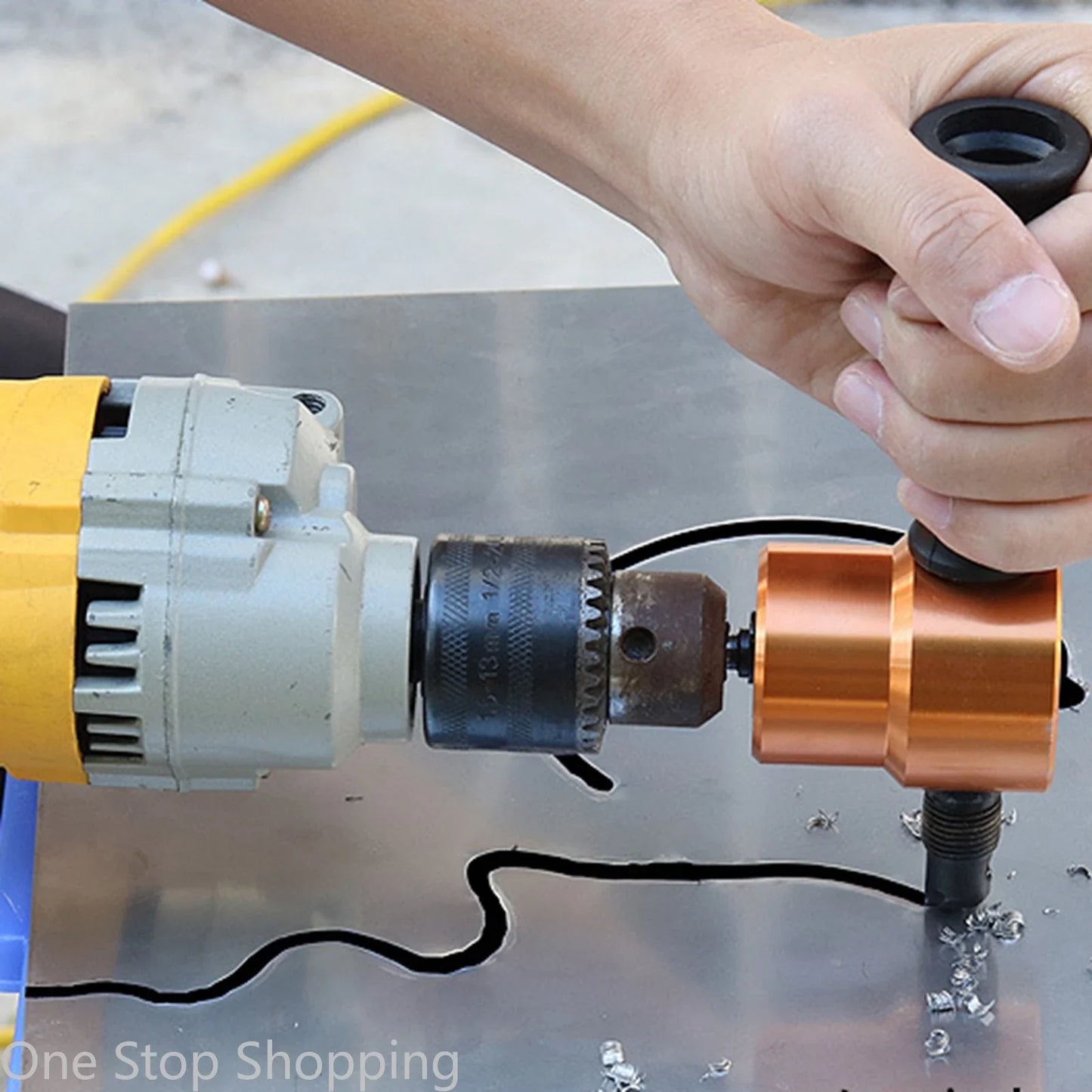 Cortador de Chapas Metálicas Acessório para Furadeira