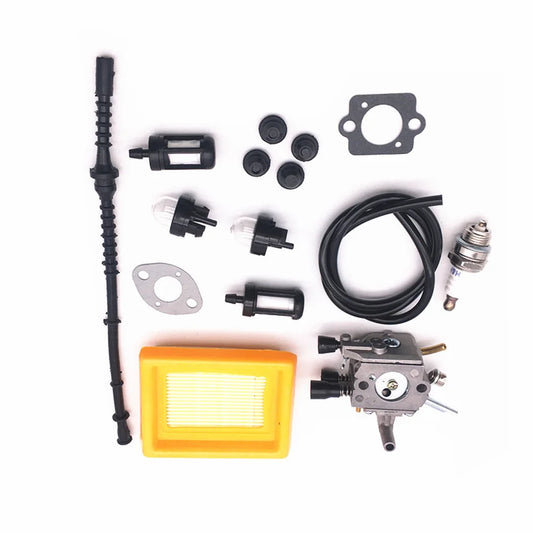 Kit Carburador com Filtro de Ar para Stihl FS 120 / FS 200 / FS 250 / FS 300 e outros