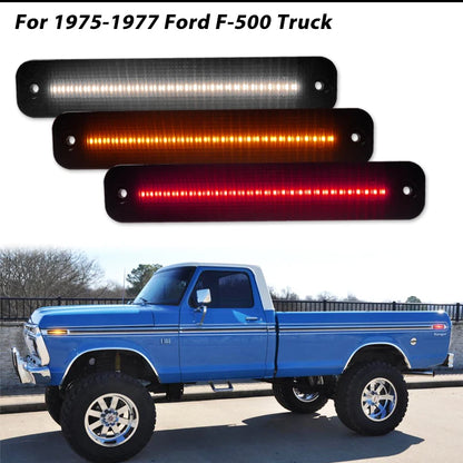 Par de Lanternas Laterais LED para Paralama Ford Bronco, F100, F150, F250 e outros modelos
