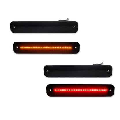 Par de Lanternas Laterais LED para Paralama Ford Bronco, F100, F150, F250 e outros modelos