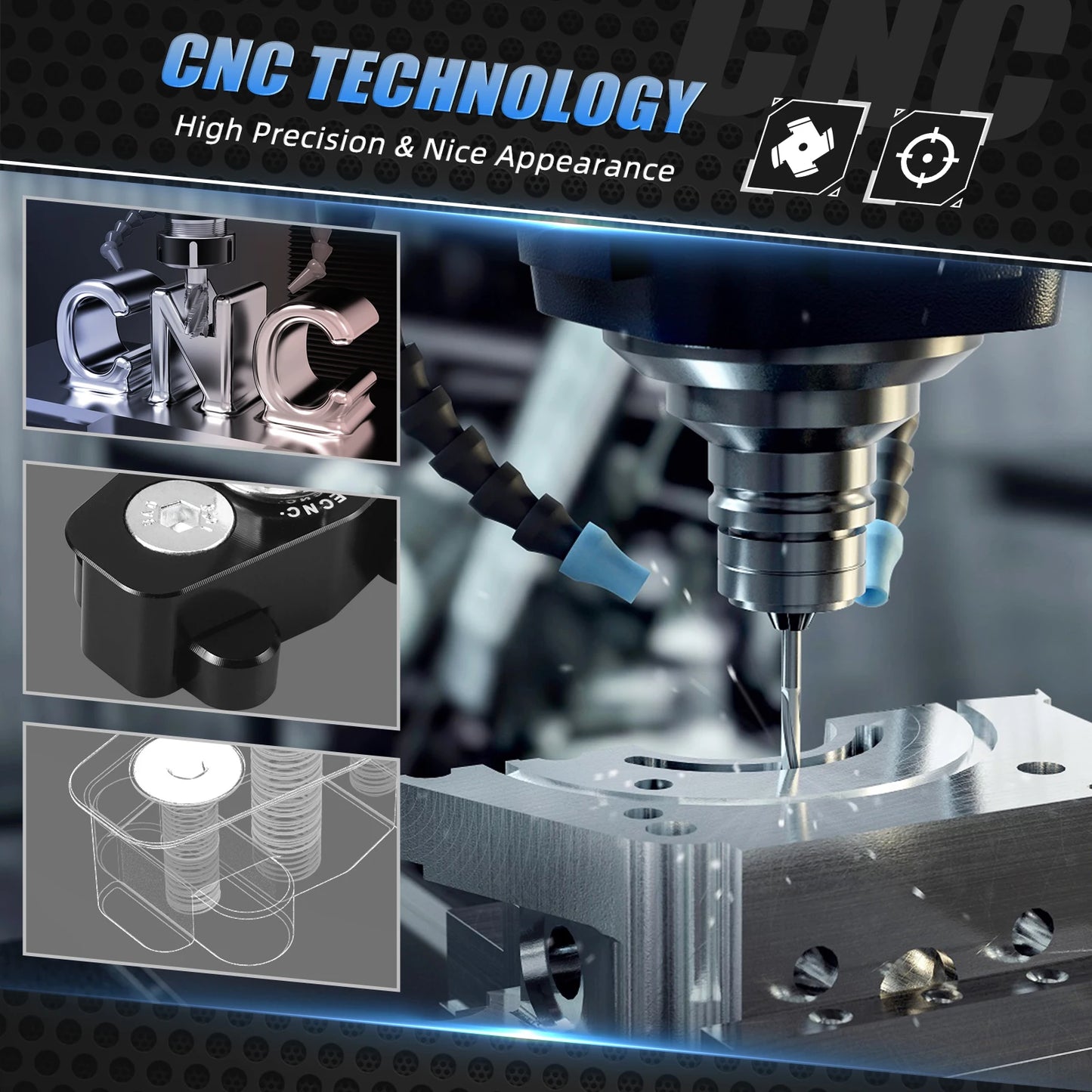 Kit 2 Ancoragens de Amarração em Alumínio para Can-Am Maverick X3 2017-2021