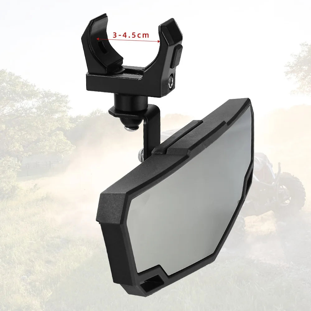 Espelho Retrovisor Central UTV com Braçadeira Ajustável 1.5"-2" Compatível com Polaris, Can-Am, Kawasaki e mais