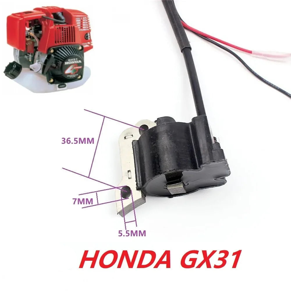 Volante Magnético e Bobina de Ignição para Motor 139F / 139-2 e Honda GX31 4 Tempos