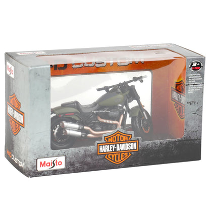 Miniatura Moto Harley-Davidson 2022 Fat Bob 114 1:18 Maisto em Metal