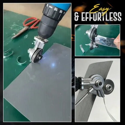 Ferramenta Kit de Cortador de Chapas Metálicas para Furadeira Elétrica – Ferramenta de Corte Livre
