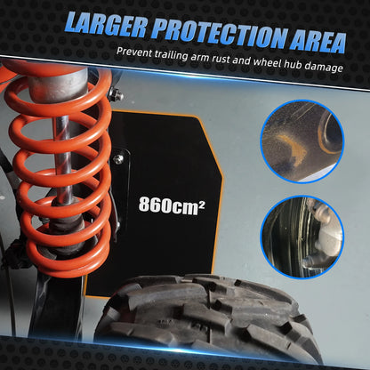 Parabarro Traseiro HDPE para Can-Am Maverick X3/X3 Max Kit Defletor de Pedras