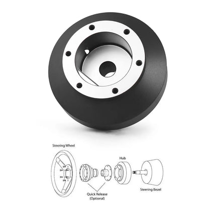 Cubo Adaptador de Volante Honda Civic / S2000 / CR-V | 6 Furos