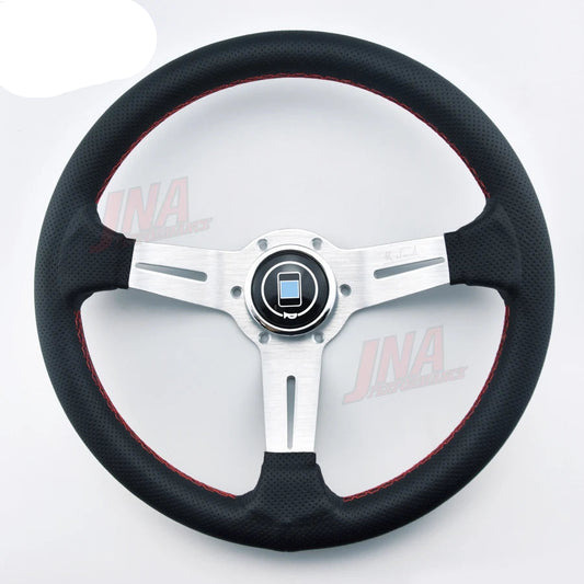 Volante Esportivo Universal 32cm PC-ST18 em Couro