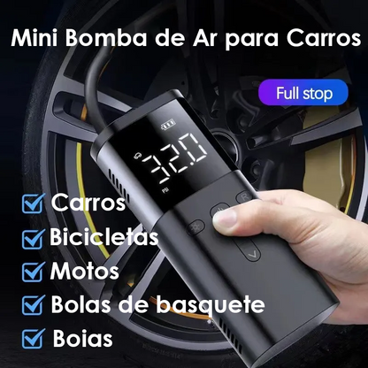 Mini Bomba de Ar para Carros