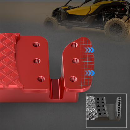 Extensor de Pedal de Freio em Alumínio para Can-Am Maverick X3 e X3 Max 2017-2023