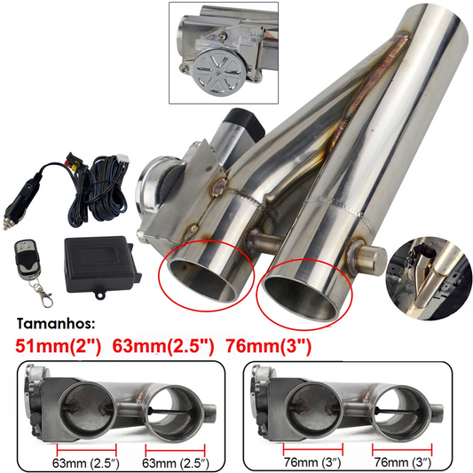 Kit Difusor Escapamento e Silenciador Universal