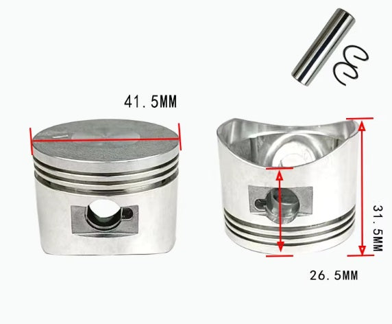 Kit Pistão Completo para Roçadeiras Honda GX50 4 Tempos