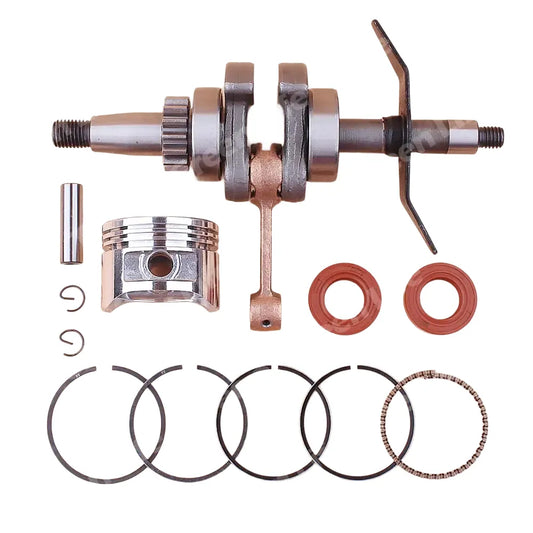 Kit Virabrequim e Anel de Pistão 39mm Retentores para Honda GX31
