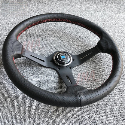 Volante Esportivo Universal 32cm PC-ST18 em Couro